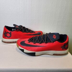 Nike KD 6 "USA" Kevin Durant Basketball Shoes Red Navy Mens 13.5 599424-600